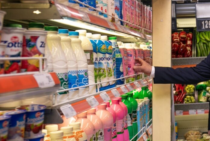 prodavnica market mleko jogurt - foto vlada na rsm