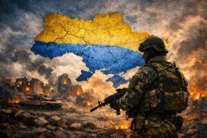 Ukraina ilustracija vojna