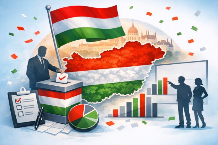ungarija pred izbori - grafika AI generated ungarija pred izbori - grafika AI generated