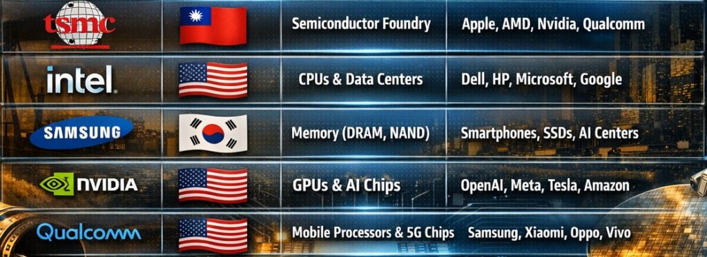 top 5 chip kompanii 2026 / AI generated