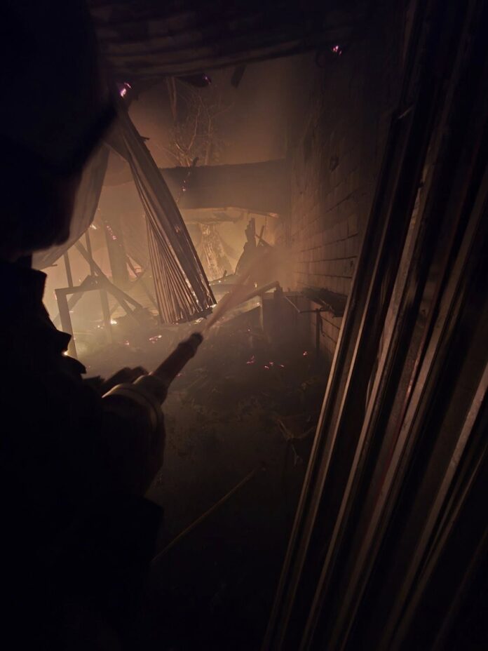 Pozar vo Dekoteskt, photo by Radovis news