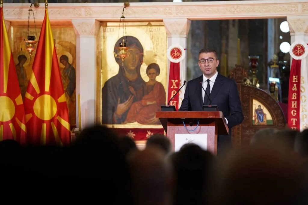 Premierot Hrsitijan Mickoski, foto Vlada na RSM