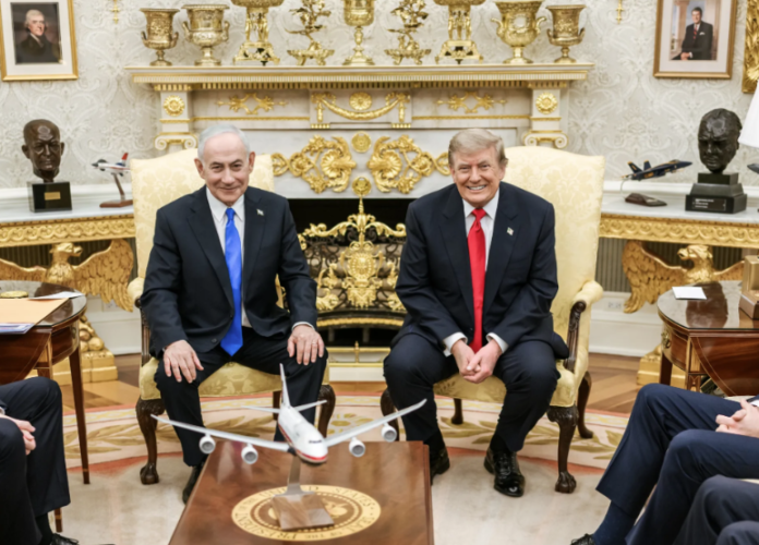 Benjamin Netanjahu and Donald Trump