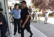 Осомничените за загадувањето на водата во Гостивар изведени пред судија на претходна постапка Фото:Колегиум.мк