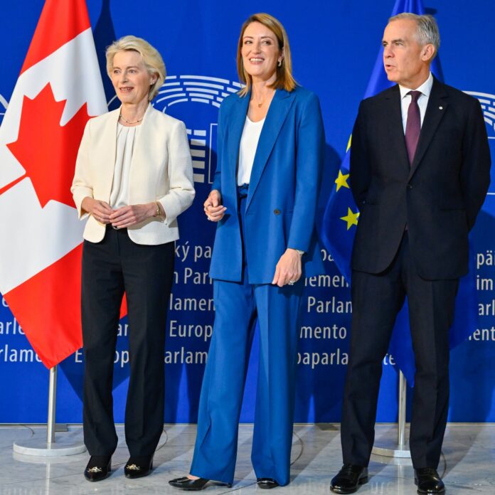 kanada pridruzna clenka na eu ursula don der jalen - foto Fon der lajen Fejsbuk