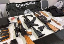 Автоматско оружје пронајдено при полициски претрес кај приведени за тероризам