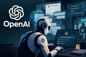Ilustracija na Open Ai botovi napavena so AI