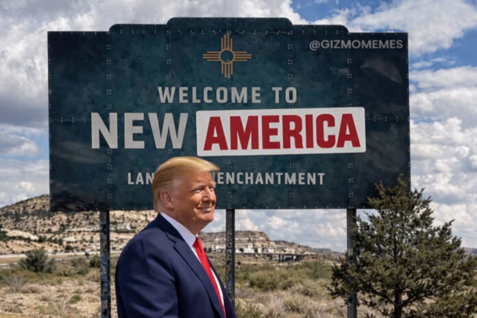 tramp nju meksiko tramp novo meksiko nova amerika